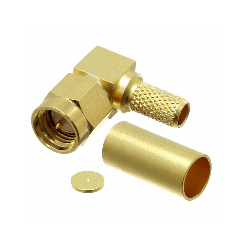 1 pcs : 32S207-303L5 - CONN SMA PLUG R/A 50OHM SOLDER