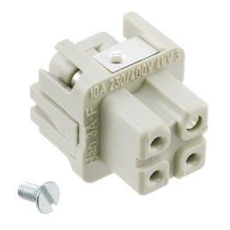 1 pcs : 09200032711 - INSERT FEMALE 3POS+1GND SCREW