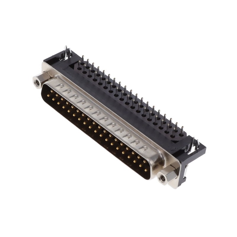 1 pcs : KF22X-C37P-NJ - CONN D-SUB PLUG 37POS R/A SLDR