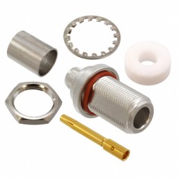 1 pcs : 0732760161 - CONN N JACK STR 50 OHM SOLDER