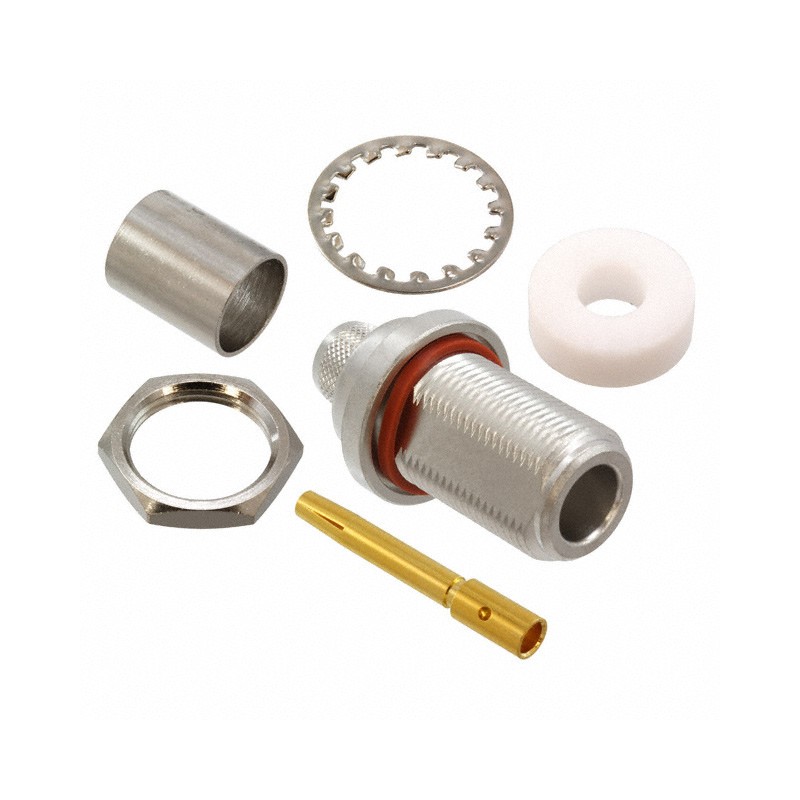 1 pcs : 0732760161 - CONN N JACK STR 50 OHM SOLDER