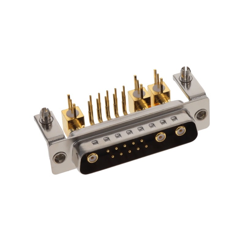 1 pcs : 685M13W3103L461 - CONN D-SUB PLUG 13POS R/A SLDR