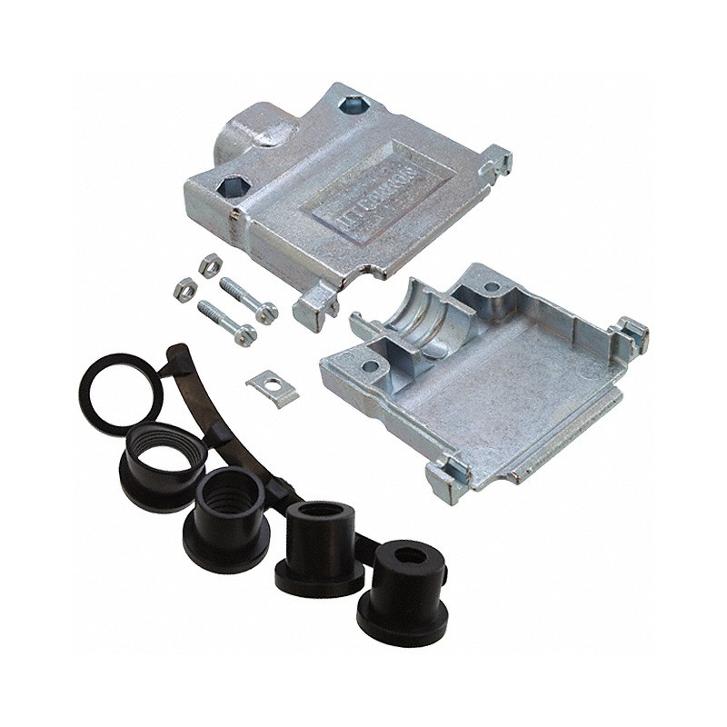 1 pcs : 980-2000-347 - CONN BACKSHELL 25POS 180DEG SHLD