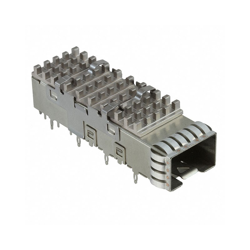 1 pcs : 2007277-1 - CONN SFP+ CAGE W/HSINK PRESS RA