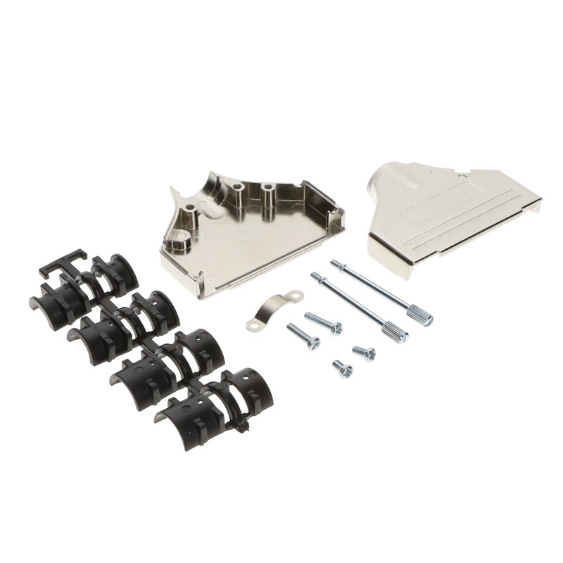 1 pcs : 970-050-030R121 - CONN BACKSHELL 50POS 180DEG SHLD