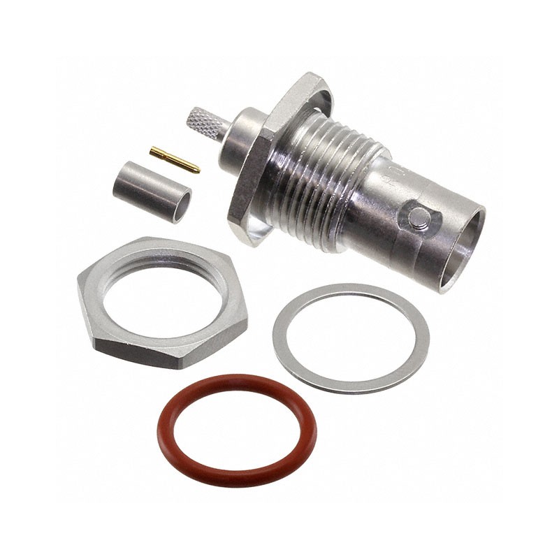 1 pcs : 51K607-802N5 - CONN BNC JACK STR 50OHM CRIMP