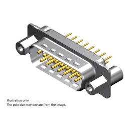 1 pcs : 1731090412 - FCT DSUB STR PC PLG 25 PN W/CLIN
