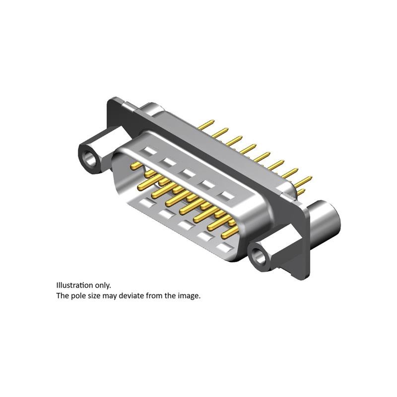 1 pcs : 1731090412 - FCT DSUB STR PC PLG 25 PN W/CLIN