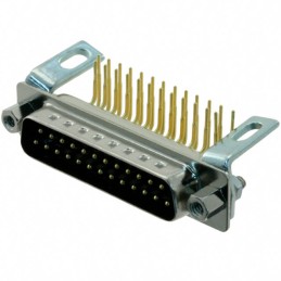 1 pcs : 774-E25-113R141 - CONN D-SUB PLUG 25POS R/A SLDR