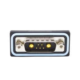 1 pcs : CDFV7W2113L411 - CONN D-SUB PLUG 7P PNL MNT SLDR