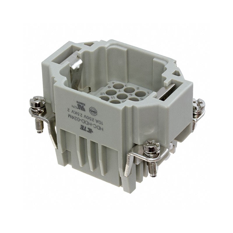 1 pcs : T2030242101-000 - INSERT MALE 24POS+1GND HDD-024-M