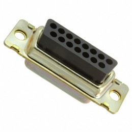 1 pcs : 205163-1 - CONN D-SUB HOUSING RCPT 15POS