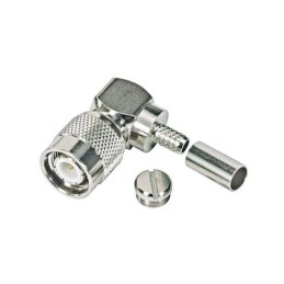 1 pcs : BAC525 - CONN TNC M RA RG58 CRIMP