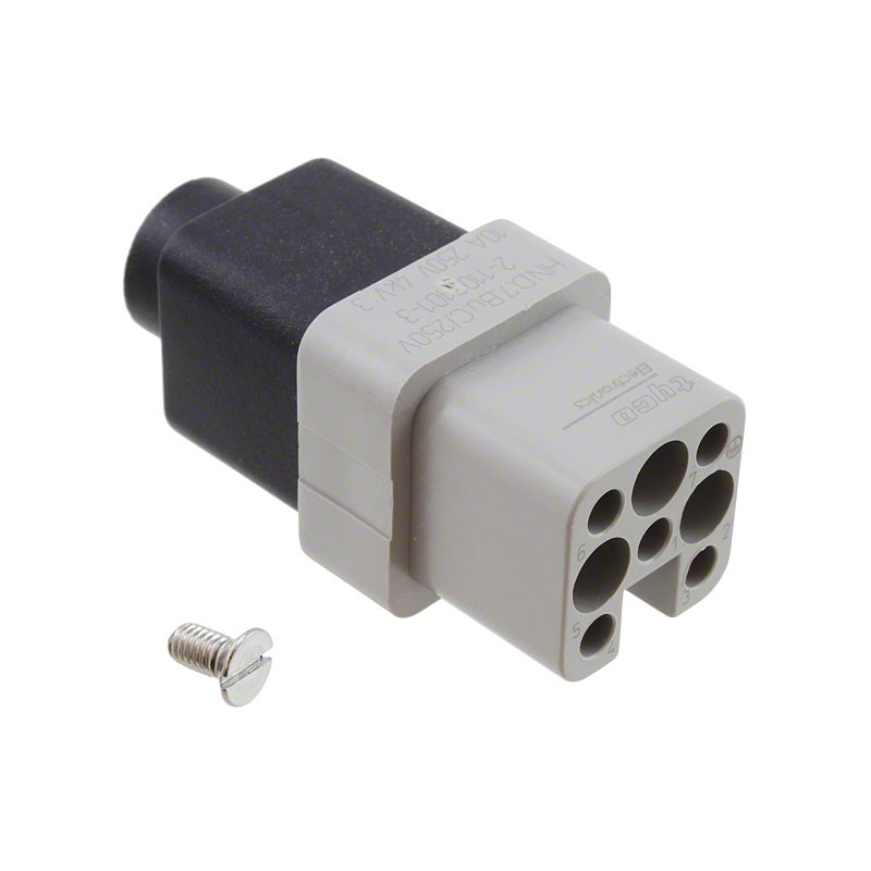 1 pcs : 2-1103101-3 - INSERT FEMALE 7POS+1GND CRIMP