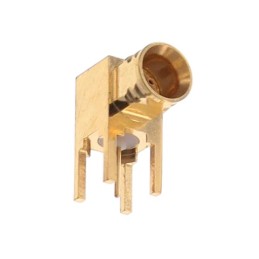 1 pcs : MMCX7-J-P-HF-RA-TH1 - 75 OHM MMCX JACK OR PLUG, THROUG