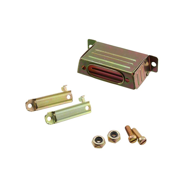 1 pcs : DB24659 - CONN BACKSHELL 25POS 180DEG SHLD