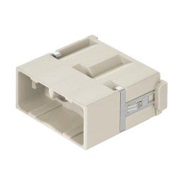 1 pcs : 09140023062 - HAN M12 MODULE, MALE (SHIELD-GND