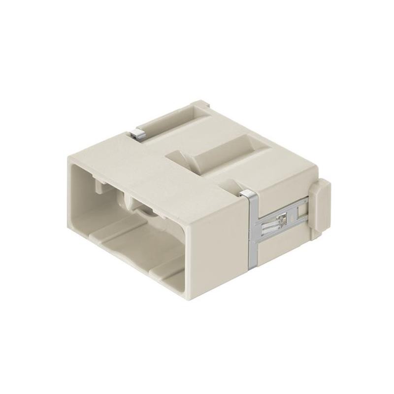 1 pcs : 09140023062 - HAN M12 MODULE, MALE (SHIELD-GND