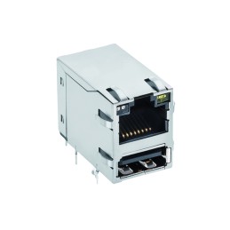 1 pcs : 7497011611A - CONN JACK 1PORT 100 BASE-T PCB