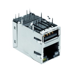 1 pcs : 7497011611A - CONN JACK 1PORT 100 BASE-T PCB