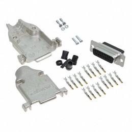 1 pcs : 749806-8 - CONN D-SUB RCPT 15POS CRIMP