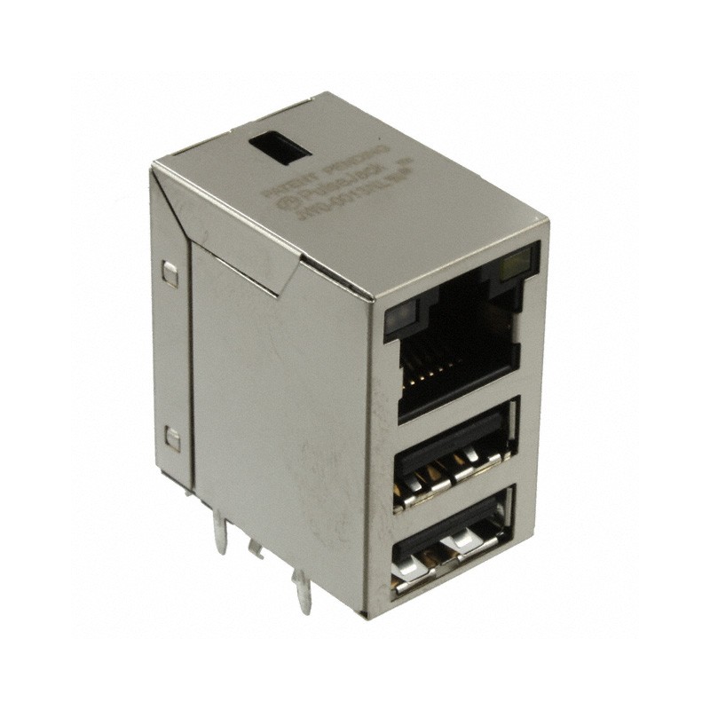 1 pcs : JW0-0013NL - CONN JACK 1PORT 1000 BASE-TX PCB