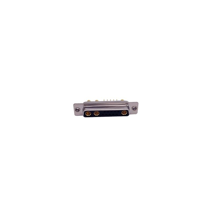 1 pcs : 681M13W3203L101 - CONN D-SUB RCPT 13P PNL MNT SLDR