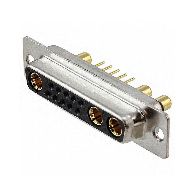 1 pcs : 681M13W3203L001 - CONN D-SUB RCPT 13P PNL MNT SLDR