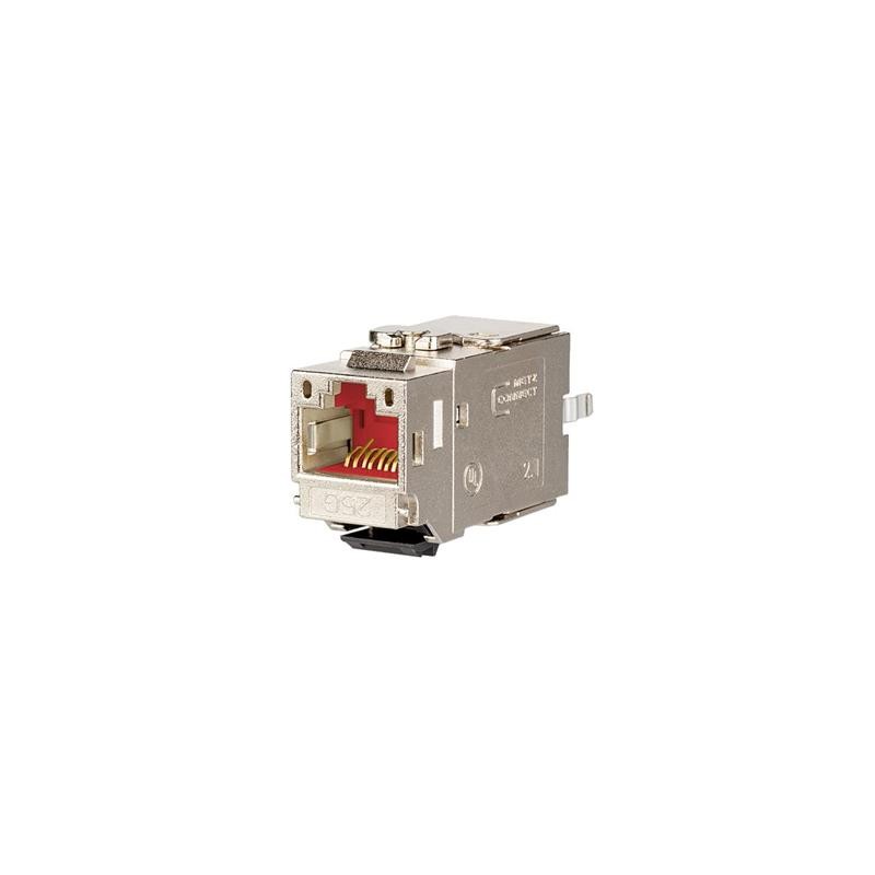 1 pcs : 130B21-25-E - RJ45 25 GBIT KEYSTONE MODULE