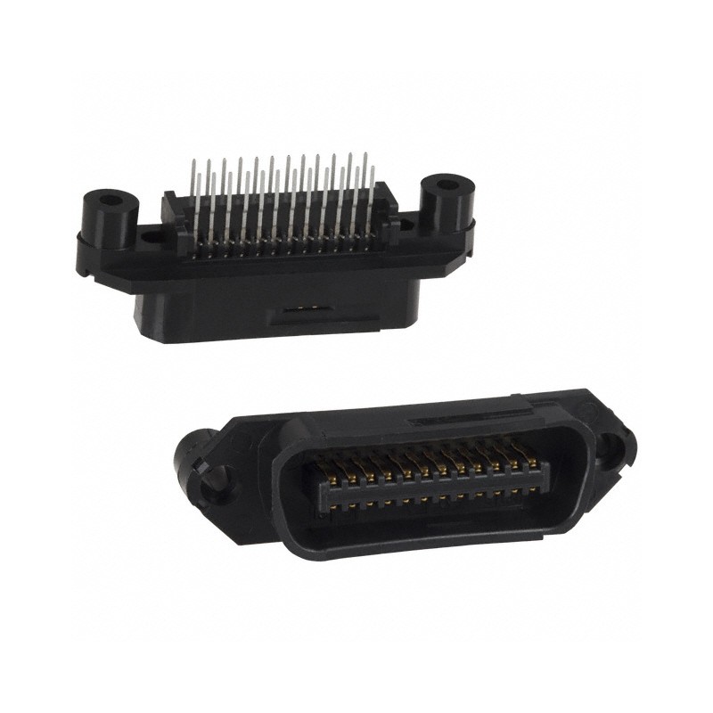 1 pcs : 5552221-1 - CONN PLUG 24POS VERT SOLDER