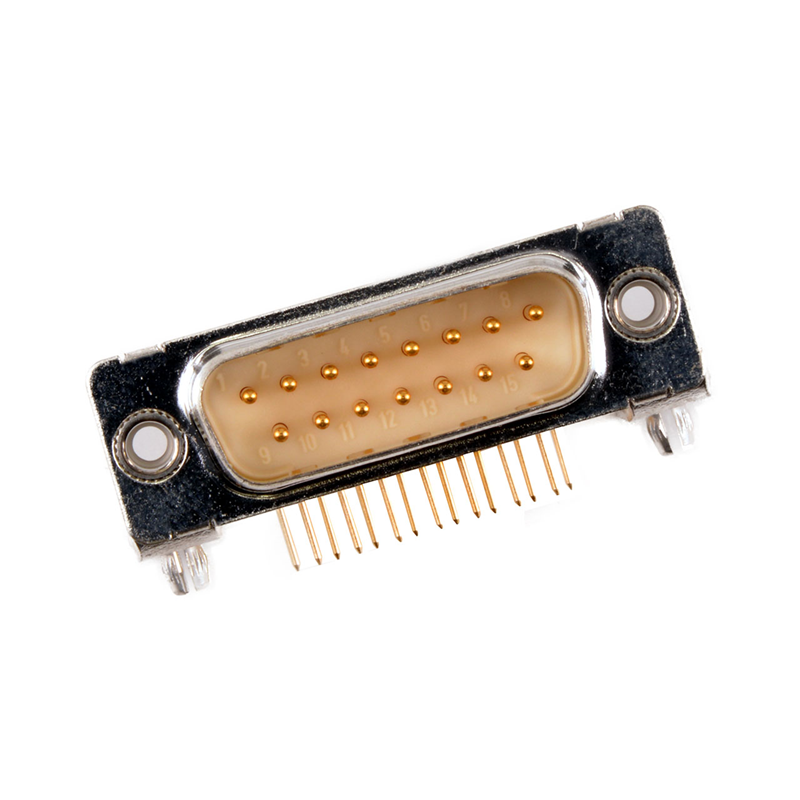 1 pcs : 1731090177 - CONN D-SUB PLUG 15POS R/A SLDR