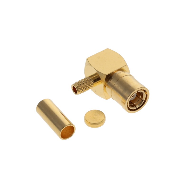 1 pcs : SMB5-P-C-H-RA-CA1 - SMB PLUG 50 OHM RA FREE HANGING