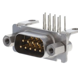 1 pcs : DEMD9PJF225 - CONN D-SUB PLUG 9POS R/A SLDR