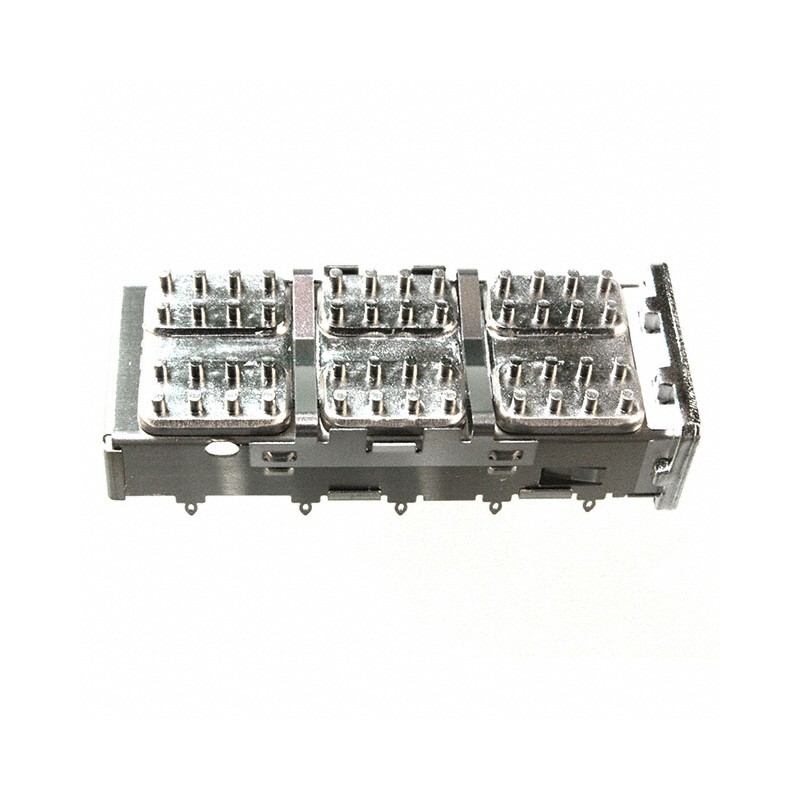 1 pcs : 1888968-1 - CONN QSFP+ CAGE W/HSINK PRESS RA