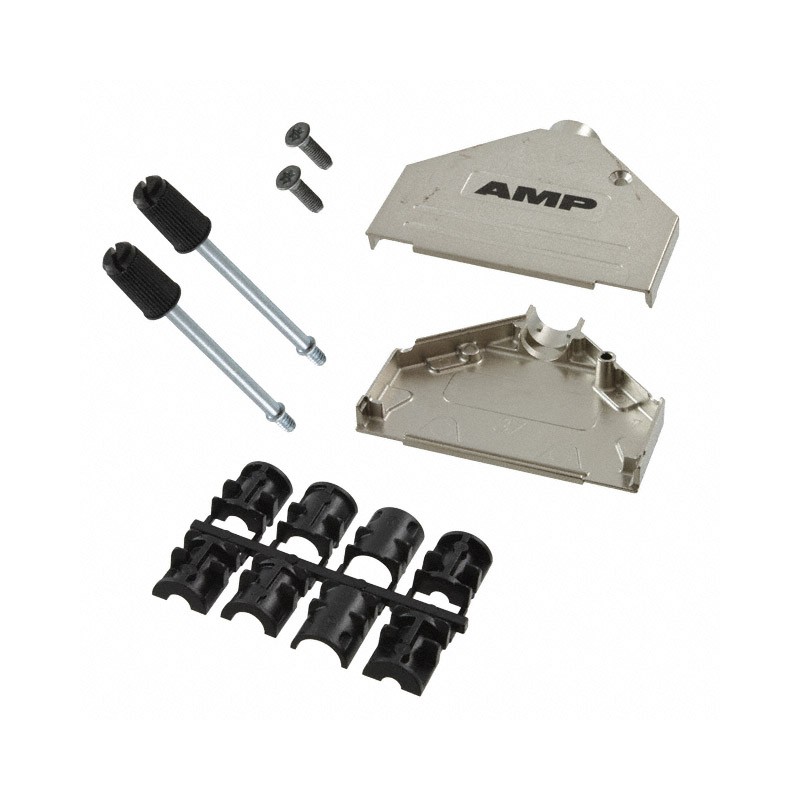 1 pcs : 3-1478762-7 - CONN BACKSHELL 37POS 180DEG SHLD