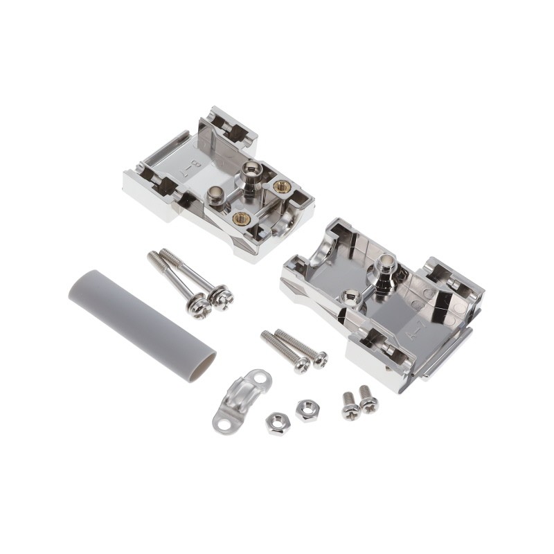 1 pcs : XM2S-0912 - CONN BACKSHELL 9POS 180DEG SHLD