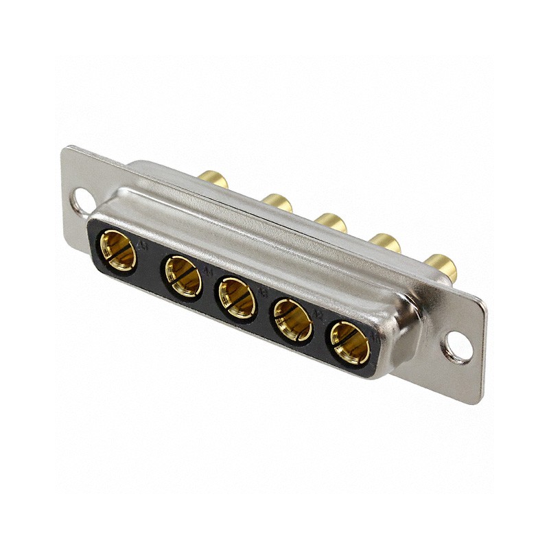 1 pcs : 681M5W5203L001 - CONN D-SUB RCPT 5P PNL MNT SLDR