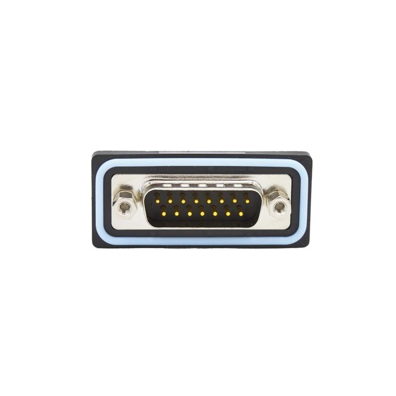 1 pcs : SDF-R15-113L461 - CONN D-SUB PLUG 15POS R/A SLDR