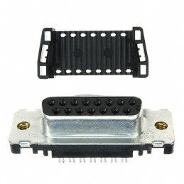 1 pcs : 1658610-3 - CONN D-SUB RCPT 15POS IDC