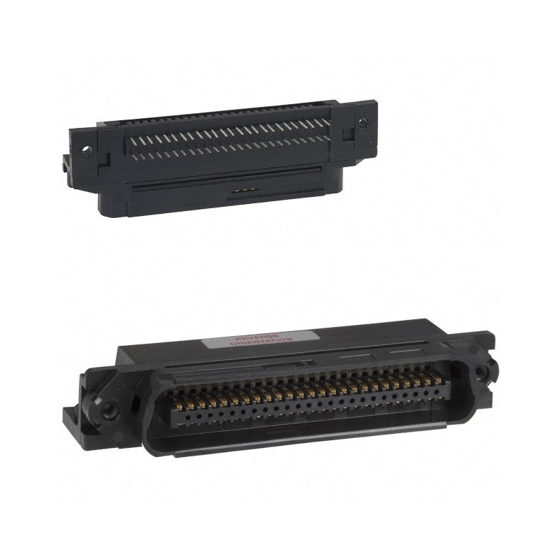 1 pcs : 5552726-3 - CONN PLUG 50POS R/A SOLDER