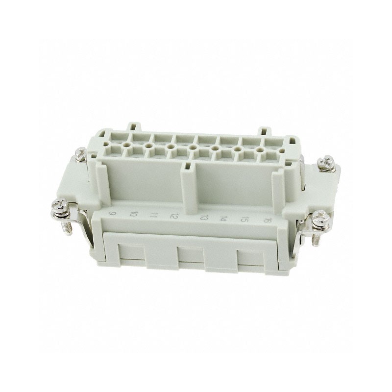 1 pcs : HE-016-FS - INSERT FEMALE 16POS CLAMP