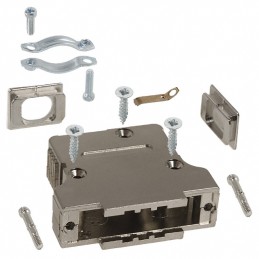 1 pcs : 982-025-020R121 - CONN BACKSHELL 25P 90/180DEG SHD