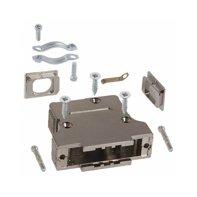 1 pcs : 982-025-020R121 - CONN BACKSHELL 25P 90/180DEG SHD