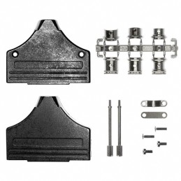 1 pcs : 952-037-030R121 - CONN BACKSHELL 37POS 180DEG SHLD