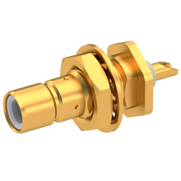 1 pcs : R114554000 - SMB / BULKHEAD JACK RECEPTACLE R