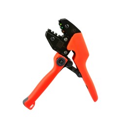 1 pcs - RS PRO Hand Ratcheting Crimp Tool for Insulated Spade Connectors, 0,1 - 1,5mm² Wire