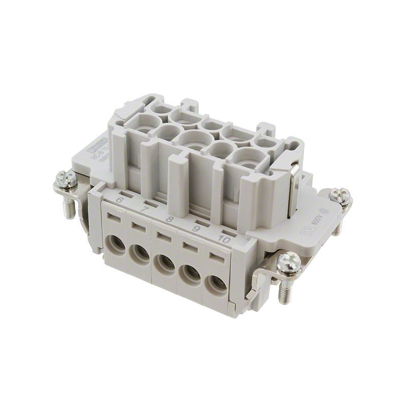 1 pcs : 1648186 - INSERT FEMALE 10POS SCREW