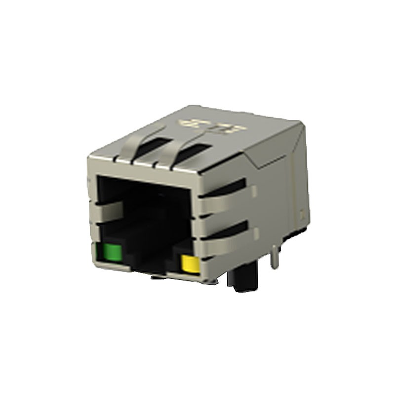 1 pcs : 2337992-4 - CONN JACK 1PORT 100 BASE-T PCB