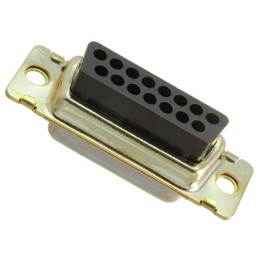 1 pcs : 205164-1 - CONN D-SUB HOUSING PLUG 15POS