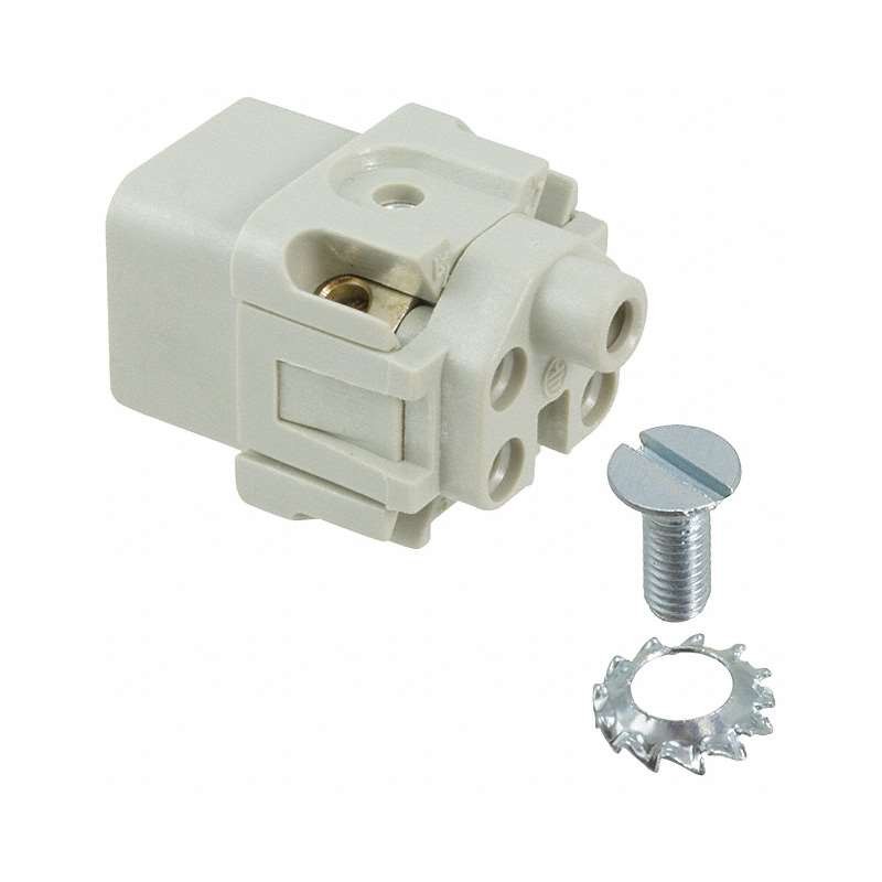 1 pcs : 1-1103403-1 - INSERT FEMALE 4POS+1GND SCREW